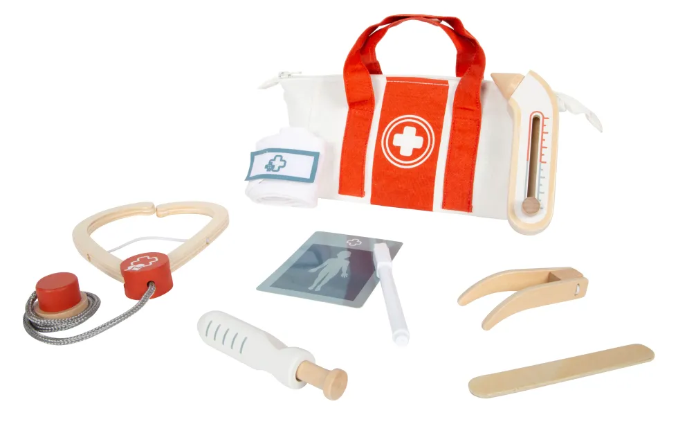 Arzttasche Spielset rot