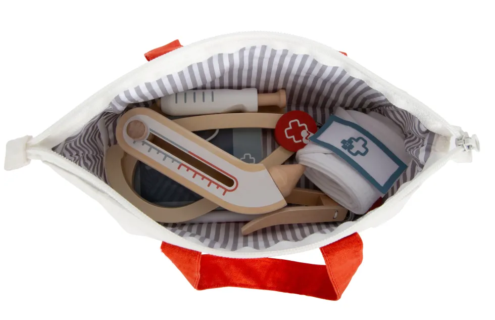 Arzttasche Spielset rot