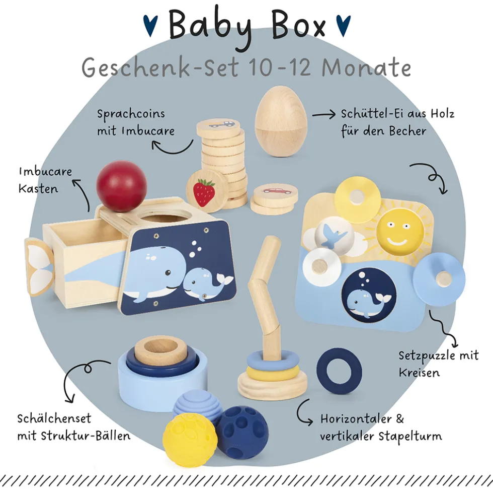 Baby-Box 10 - 12 Monate „Ordnen & Sortieren“
