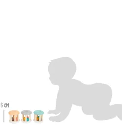 Babyrasseln Pastell