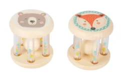 Babyrasseln Tiere Pastell