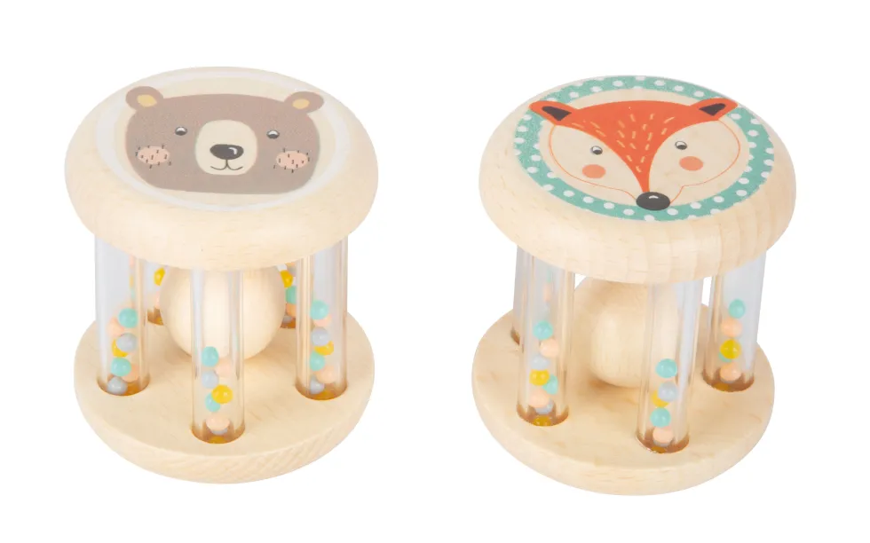 Babyrasseln Tiere Pastell