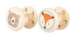 Babyrasseln Tiere Pastell