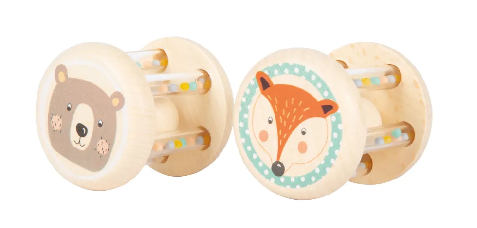 Babyrasseln Tiere Pastell