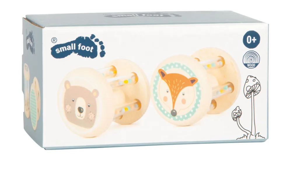 Babyrasseln Tiere Pastell