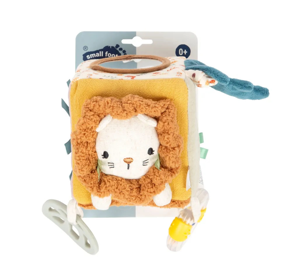 Babyspielzeug Spielwürfel aus Stoff „Little Lion“
