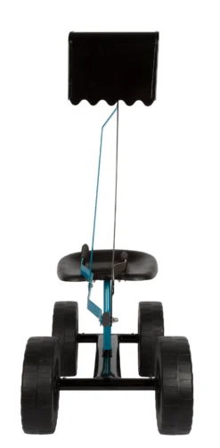 Bagger mit Rädern blau