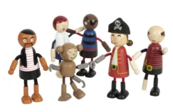 Biegepuppen Piraten Figuren