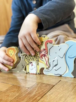 Buchstabenpuzzle Tiere