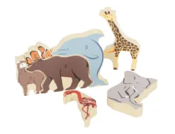 Buchstabenpuzzle Tiere