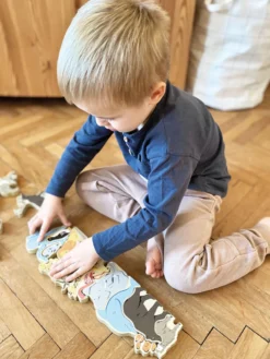 Buchstabenpuzzle Tiere