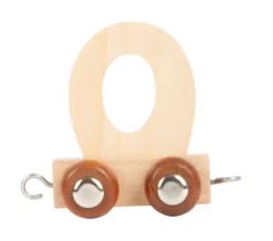 Buchstabenzug Holz O