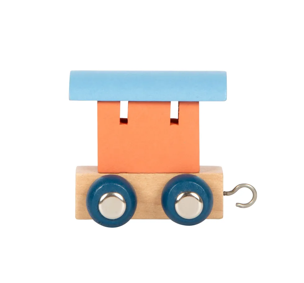 Buchstabenzug Polar Waggon lachs & eisblau