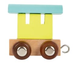 Buchstabenzug Waggon, bunt