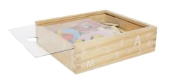 Bunte Magnetbuchstaben „Educate“