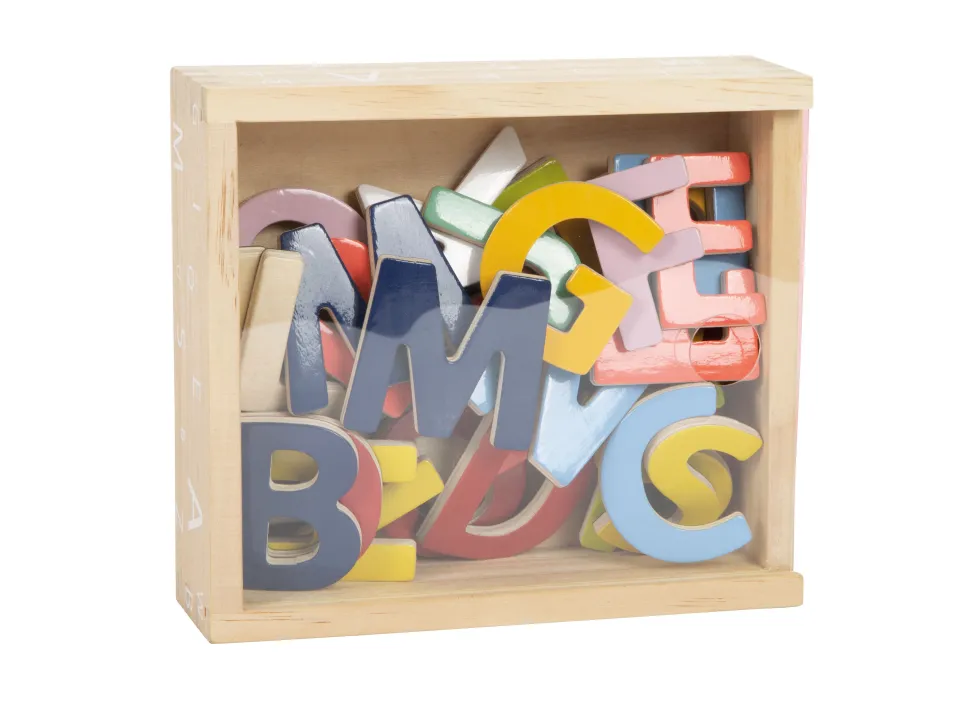Bunte Magnetbuchstaben „Educate“