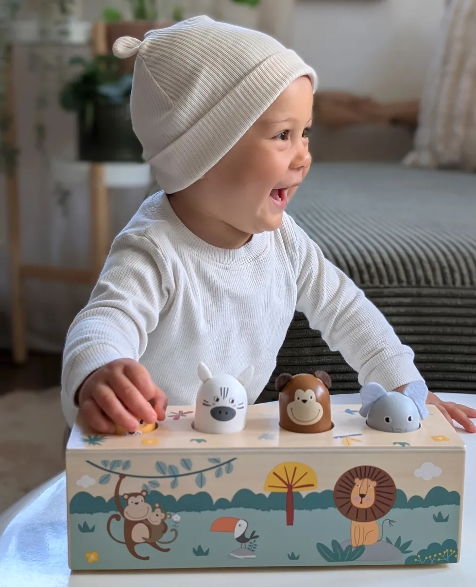 Drückspiel Tierlaute „Safari“