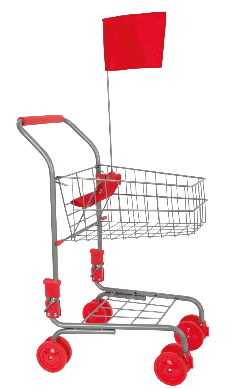 Einkaufswagen silber