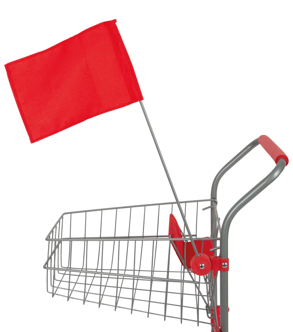 Einkaufswagen silber