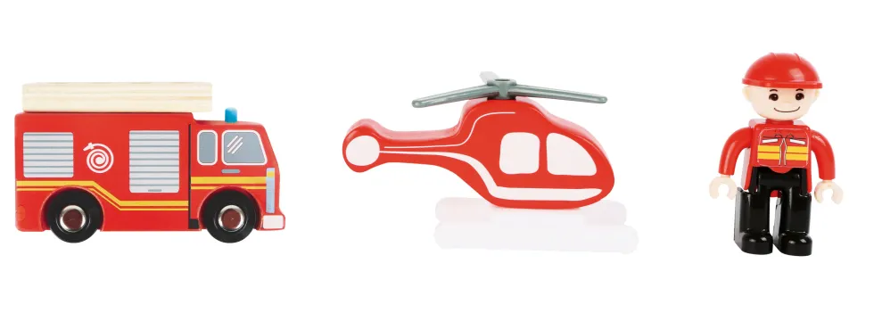 Feuerwehrwache mit Zubehör
