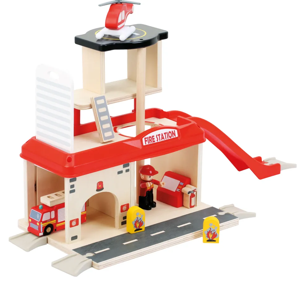Feuerwehrwache mit Zubehör