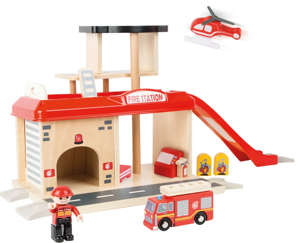 Feuerwehrwache mit Zubehör
