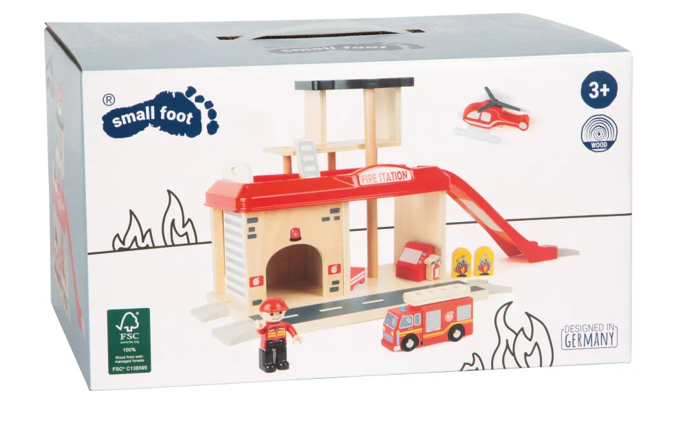Feuerwehrwache mit Zubehör