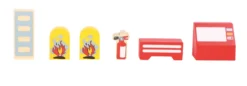 Feuerwehrwache mit Zubehör