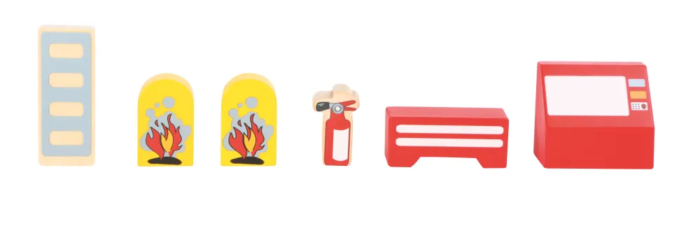 Feuerwehrwache mit Zubehör