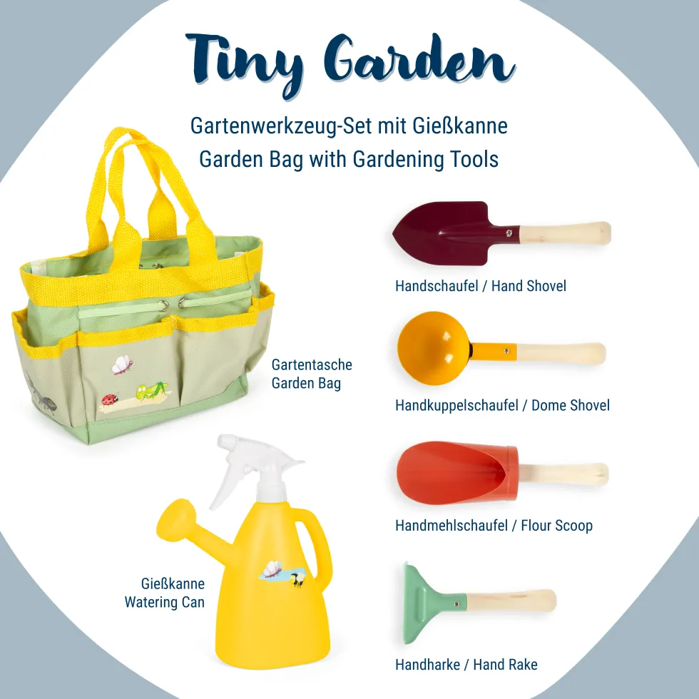 Gartentasche mit Gartenwerkzeug „Tiny Garden“