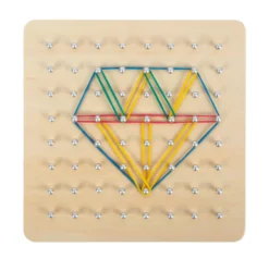 Geoboard aus Holz