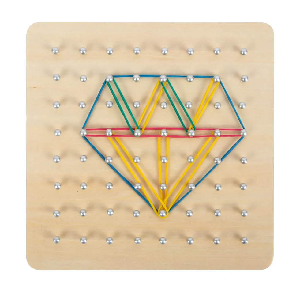 Geoboard aus Holz