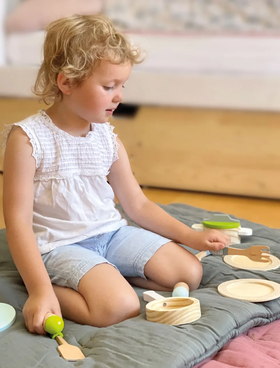 Geschirr- und Topfset Kinderküche
