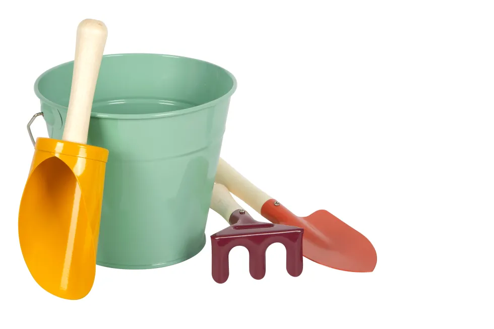 Handschaufel-Set mit Eimer „Tiny Garden“ | defekte Verpackung