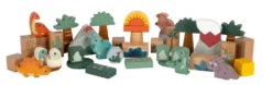 Holzbausteine „Dino“
