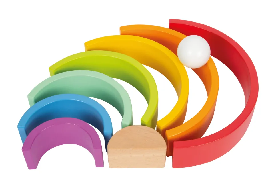 Holzbausteine Großer Regenbogen