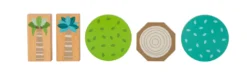 Holzbausteine „Jungle Friends“