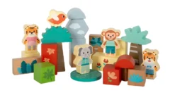 Holzbausteine „Jungle Friends“