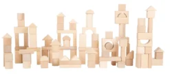 Holzbausteine Natur 100er-Pack im Beutel