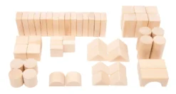 Holzbausteine Natur 50er-Pack im Beutel