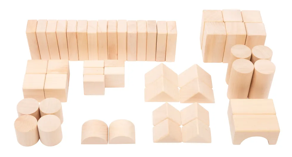 Holzbausteine Natur 50er-Pack im Beutel