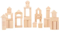 Holzbausteine Natur 50er-Pack im Beutel