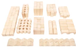 Holzbausteine Natur 200er-Pack im Beutel