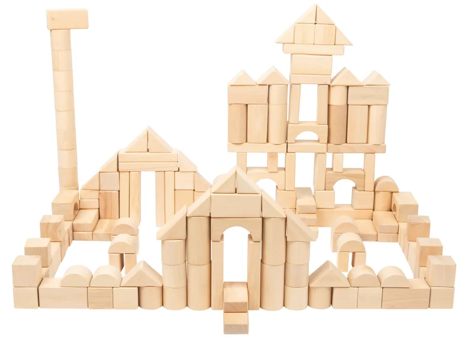 Holzbausteine Natur 200er-Pack im Beutel