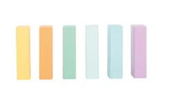 Holzbausteine Pastell