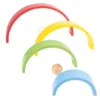 Holzbausteine Regenbogen XL