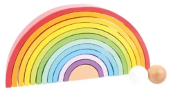 Holzbausteine Regenbogen XL