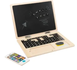 Holz-Laptop mit Magnet-Tafel