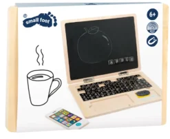 Holz-Laptop mit Magnet-Tafel