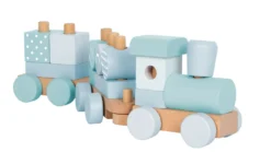 Holzzug blau